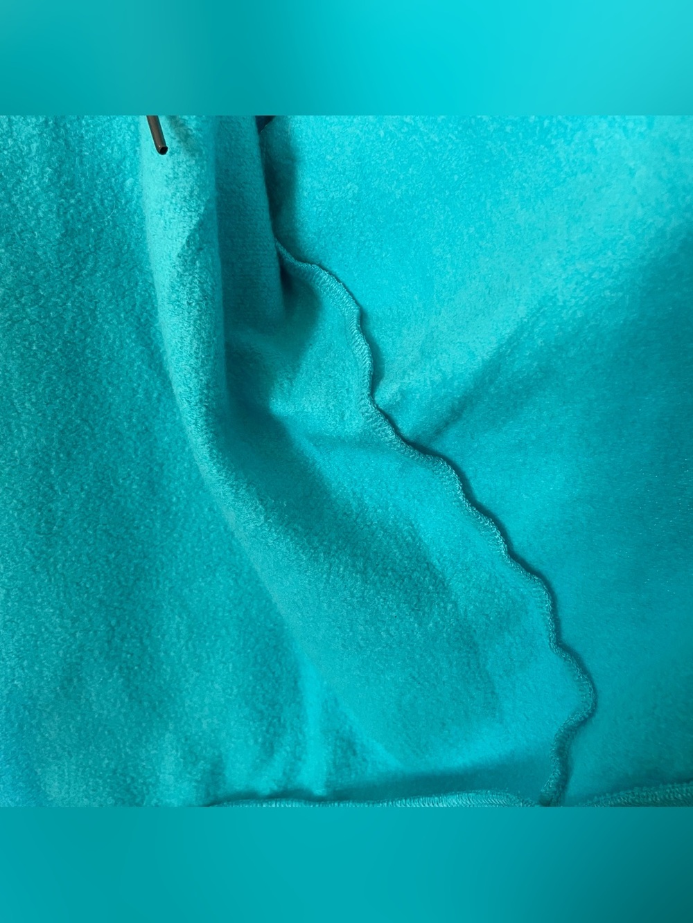 PINK Victoria’s Secret Teal Logo Zip Up Hoodie size XL - Picture 6 of 14